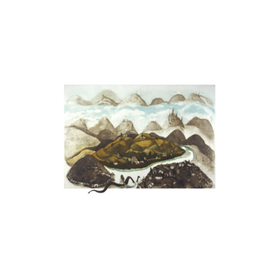 Admir Ganić, Scenografija za sevdah III, giclée, 42 × 30 cm 